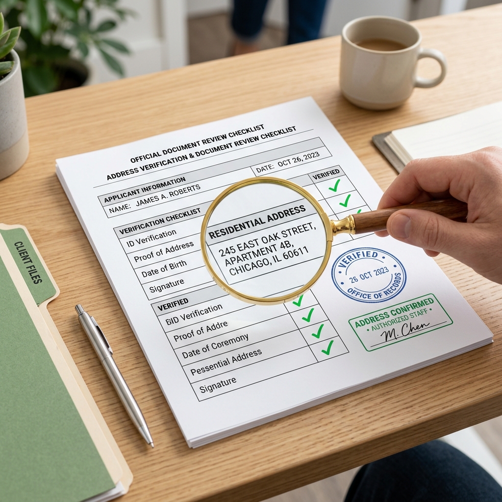 Complete list of address verification documents accepted worldwide for identity and residence proof